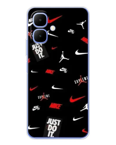 Чехол для TECNO Spark Go 2 с картинкой «Nike Mix Pattern» Чехол для TECNO Spark Go 2 с картинкой «Nike Mix Pattern»
