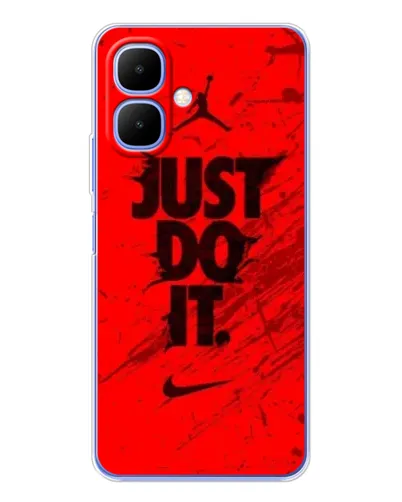 Чехол для TECNO Spark Go 2 с картинкой «Nike Just Do It» Чехол для TECNO Spark Go 2 с картинкой «Nike Just Do It»