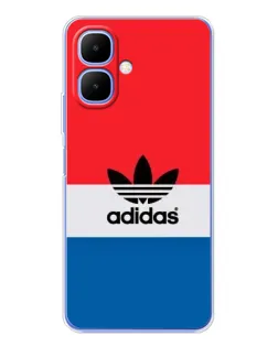 Чехол для TECNO Spark Go 2 с картинкой «Ретро блоки Adidas» Чехол для TECNO Spark Go 2 с картинкой «Ретро блоки Adidas»