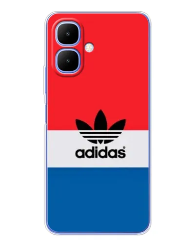 Чехол для TECNO Spark Go 2 с картинкой «Ретро блоки Adidas» Чехол для TECNO Spark Go 2 с картинкой «Ретро блоки Adidas»