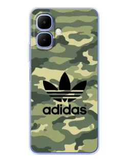 Чехол для TECNO Spark Go 2 с картинкой «Милитари стиль Adidas» Чехол для TECNO Spark Go 2 с картинкой «Милитари стиль Adidas»