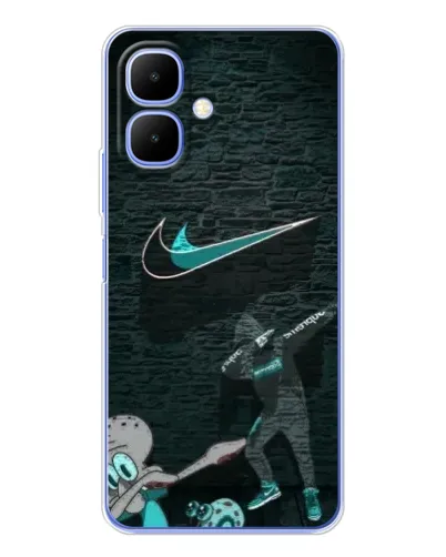 Чехол для TECNO Spark Go 2 с картинкой «Спортивный арт Nike»