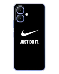 Чехол для TECNO Spark Go 2 с картинкой «Классический принт Nike»
