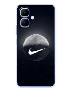 Чехол для TECNO Spark Go 2 с картинкой «Nike в стиле граффити»