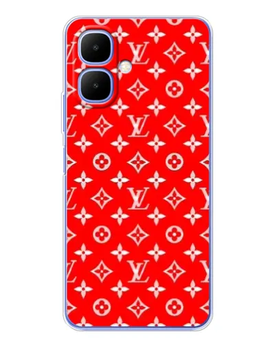 Чохол для TECNO Spark Go 2 з картинкою «Яскравий паттерн LV»