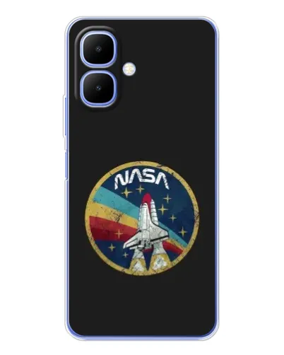 Чехол для TECNO Spark Go 2 с картинкой «NASA — эмблема миссии» Чехол для TECNO Spark Go 2 с картинкой «NASA — эмблема миссии»