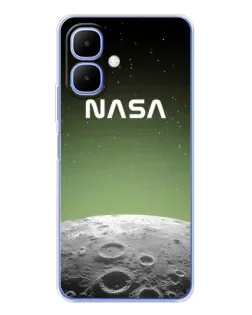Чехол для TECNO Spark Go 2 с картинкой «NASA — лунный градиент» Чехол для TECNO Spark Go 2 с картинкой «NASA — лунный градиент»