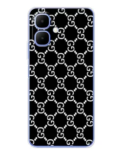 Чехол для TECNO Spark Go 2 с картинкой «Gucci — сетчатый паттерн»