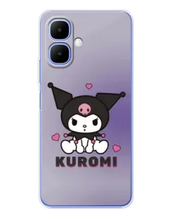 Чехол для TECNO Spark Go 2 с картинкой «Kuromi — фиолетовый арт» Чехол для TECNO Spark Go 2 с картинкой «Kuromi — фиолетовый арт»