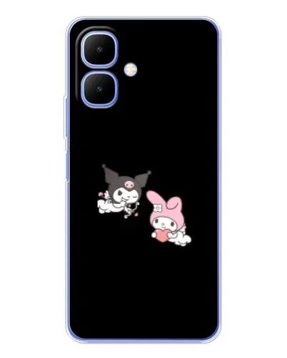 Чехол для TECNO Spark Go 2 с картинкой «My Melody и Kuromi» Чехол для TECNO Spark Go 2 с картинкой «My Melody и Kuromi»