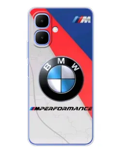 Чехол для TECNO Spark Go 2 с картинкой «BMW Performance стиль»
