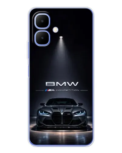 Чехол для TECNO Spark Go 2 с картинкой «BMW сквозь ночной город» Чехол для TECNO Spark Go 2 с картинкой «BMW сквозь ночной город»