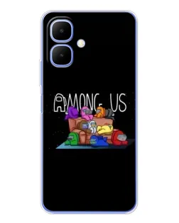 Чехол для TECNO Spark Go 2 с картинкой «Логотип Among Us» Чехол для TECNO Spark Go 2 с картинкой «Логотип Among Us»