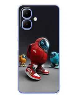 Чехол для TECNO Spark Go 2 с картинкой «Among Us — 3D стиль» Чехол для TECNO Spark Go 2 с картинкой «Among Us — 3D стиль»