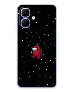 Чехол для TECNO Spark Go 2 с картинкой «Красный Among Us» Чехол для TECNO Spark Go 2 с картинкой «Красный Among Us»