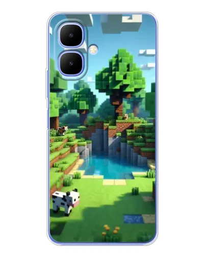 Чехол для TECNO Spark Go 2 с картинкой «Minecraft летний день» Чехол для TECNO Spark Go 2 с картинкой «Minecraft летний день»