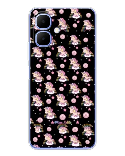 Чехол для TECNO Spark Go 2 с картинкой «Magic Unicorn паттерн»