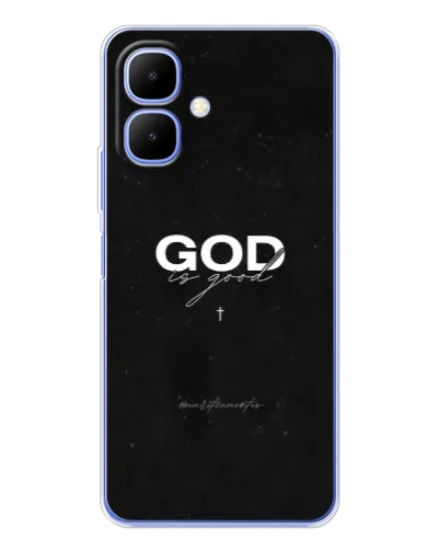 Чехол для TECNO Spark Go 2 с картинкой «GOD — Бог над всем»