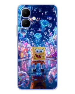 Чехол для TECNO Spark Go 2 с картинкой «Неоновый океан» Чехол для TECNO Spark Go 2 с картинкой «Неоновый океан»