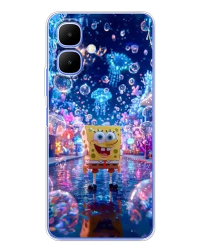 Чехол для TECNO Spark Go 2 с картинкой «Неоновый океан» Чехол для TECNO Spark Go 2 с картинкой «Неоновый океан»