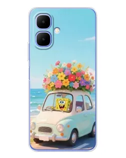Чехол для TECNO Spark Go 2 с картинкой «Автомобильное путешествие» Чехол для TECNO Spark Go 2 с картинкой «Автомобильное путешествие»