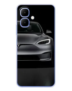 Чохол для TECNO Spark Go 2 з картинкою «Tesla Model S Look» Чохол для TECNO Spark Go 2 з картинкою «Tesla Model S Look»