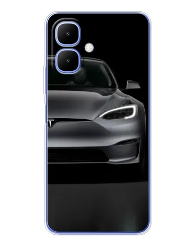 Чехол для TECNO Spark Go 2 с картинкой «Tesla Model S Look» Чехол для TECNO Spark Go 2 с картинкой «Tesla Model S Look»