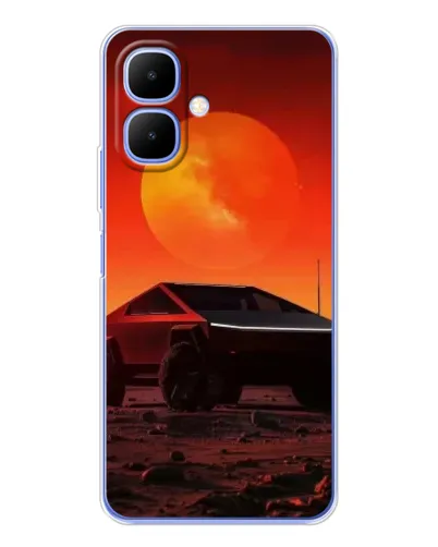 Чехол для TECNO Spark Go 2 с картинкой «Cybertruck на Марсе» Чехол для TECNO Spark Go 2 с картинкой «Cybertruck на Марсе»