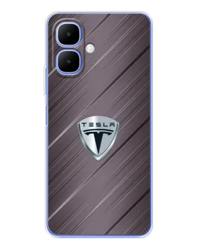 Чехол для TECNO Spark Go 2 с картинкой «Металлическая текстура Tesla» Чехол для TECNO Spark Go 2 с картинкой «Металлическая текстура Tesla»