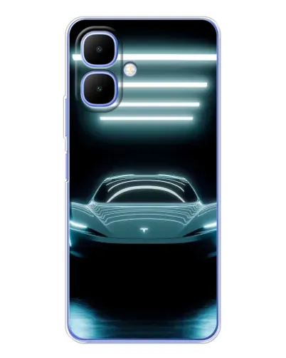 Чехол для TECNO Spark Go 2 с картинкой «Tesla в неоне» Чехол для TECNO Spark Go 2 с картинкой «Tesla в неоне»