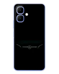 Чехол для TECNO Spark Go 2 с картинкой «Mercedes Stealth Look»
