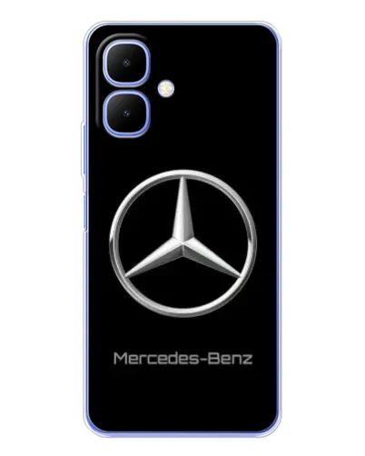 Чехол для TECNO Spark Go 2 с картинкой «Mercedes Silver Logo»