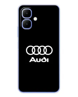 Чехол для TECNO Spark Go 2 с картинкой «Классическое лого Audi»