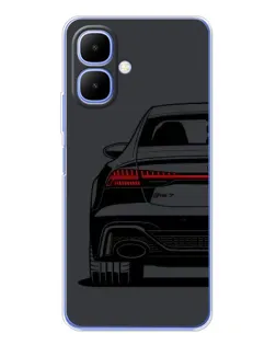 Чохол для TECNO Spark Go 2 з картинкою «Задня частина Audi — арт»