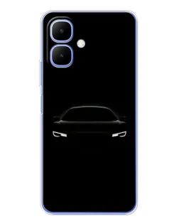 Чохол для TECNO Spark Go 2 з картинкою «Погляд Audi у темряві»