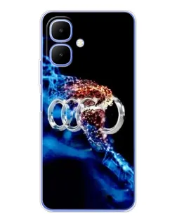 Чохол для TECNO Spark Go 2 з картинкою «Енергія лого Audi»