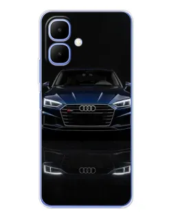 Чохол для TECNO Spark Go 2 з картинкою «Audi — нічне відображення»