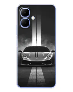 Чехол для TECNO Spark Go 2 с картинкой «Lamborghini симметрия дорог» Чехол для TECNO Spark Go 2 с картинкой «Lamborghini симметрия дорог»