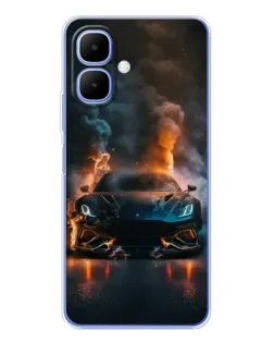 Чехол для TECNO Spark Go 2 с картинкой «Lamborghini дымная эстетика» Чехол для TECNO Spark Go 2 с картинкой «Lamborghini дымная эстетика»