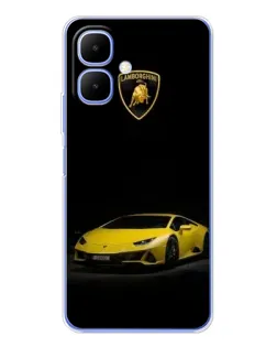 Чехол для TECNO Spark Go 2 с картинкой «Lamborghini желтый акцент» Чехол для TECNO Spark Go 2 с картинкой «Lamborghini желтый акцент»