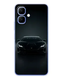 Чехол для TECNO Spark Go 2 с картинкой «Черный Lamborghini Aventador» Чехол для TECNO Spark Go 2 с картинкой «Черный Lamborghini Aventador»
