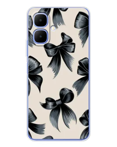 Чехол для TECNO Spark Go 2 с картинкой «Банты Coquette»