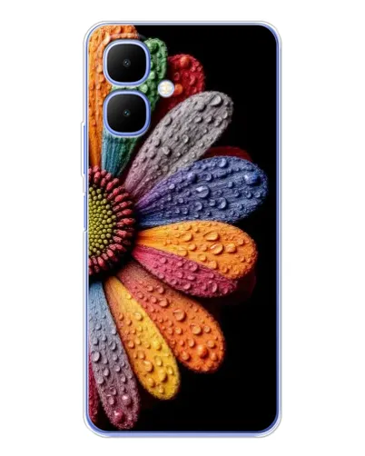 Чехол для TECNO Spark Go 2 с картинкой «Радужный цветок» Чехол для TECNO Spark Go 2 с картинкой «Радужный цветок»