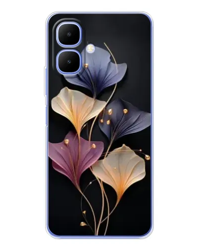 Чехол для TECNO Spark Go 2 с картинкой «Лиловые цветы грации» Чехол для TECNO Spark Go 2 с картинкой «Лиловые цветы грации»