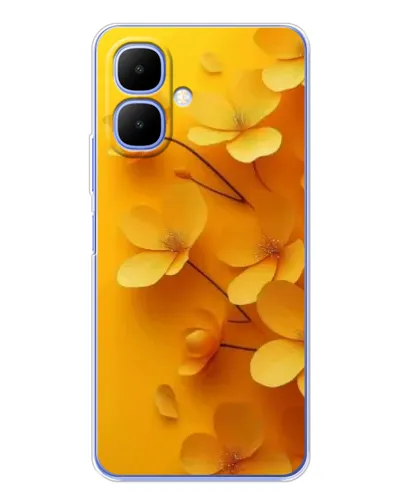Чехол для TECNO Spark Go 2 с картинкой «Золотые лепестки» Чехол для TECNO Spark Go 2 с картинкой «Золотые лепестки»