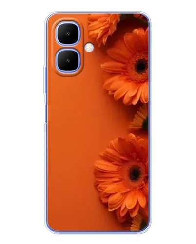 Чехол для TECNO Spark Go 2 с картинкой «Оранжевые герберы» Чехол для TECNO Spark Go 2 с картинкой «Оранжевые герберы»