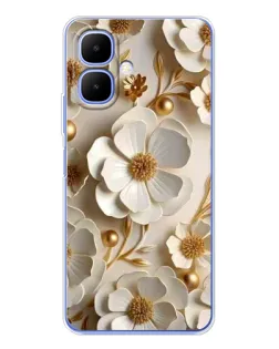 Чохол для TECNO Spark Go 2 з картинкою «Білі паперові квіти» Чохол для TECNO Spark Go 2 з картинкою «Білі паперові квіти»