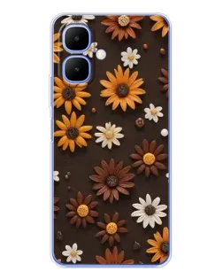 Чохол для TECNO Spark Go 2 з картинкою «Візерунок з маленьких соняшників» Чохол для TECNO Spark Go 2 з картинкою «Візерунок з маленьких соняшників»