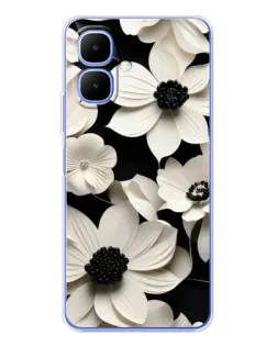 Чохол для TECNO Spark Go 2 з картинкою «Об'ємні білі квіти» Чохол для TECNO Spark Go 2 з картинкою «Об'ємні білі квіти»