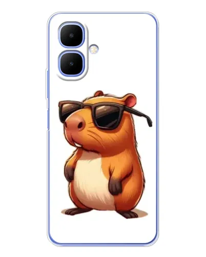 Чехол для TECNO Spark Go 2 с картинкой «Капибара в очках» Чехол для TECNO Spark Go 2 с картинкой «Капибара в очках»